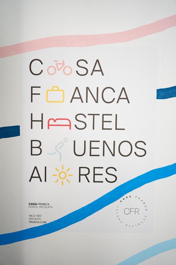 Casa Franca Recoleta Hostel Boutique Buenos Aires Exteriér fotografie